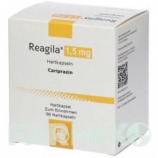 РЕАГИЛА (REAGILA) 1,5 мг капсулы 98 шт - Карипразин AXICORP PHARMA