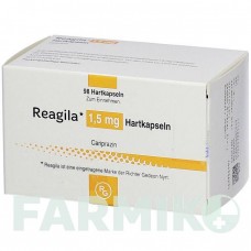 РЕАГИЛА (REAGILA) 1,5 мг капсулы 98 шт - Карипразин KOHLPHARMA