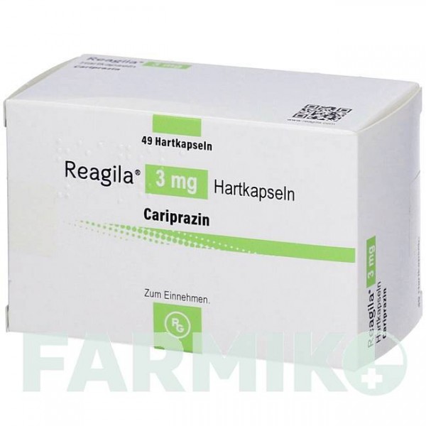 РЕАГІЛА (REAGILA) 3 мг капсули 49 шт - Карипразин DOCPHARM