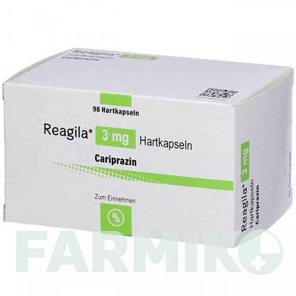 РЕАГИЛА (REAGILA) 3 мг капсулы 98 шт - Карипразин DOCPHARM