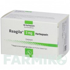 РЕАГИЛА (REAGILA) 3 мг капсулы 98 шт - Карипразин KOHLPHARMA