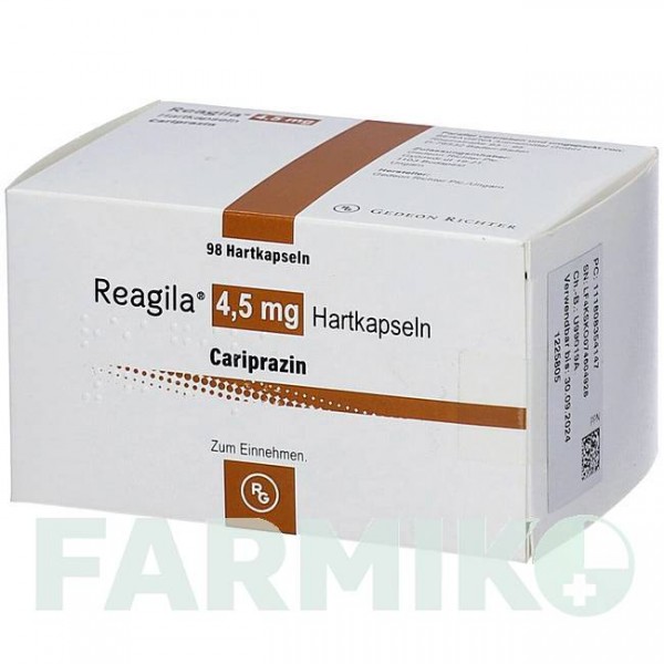 РЕАГИЛА (REAGILA) 4,5 мг капсулы 49 шт - Карипразин DOCPHARM