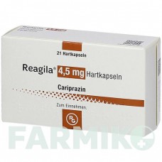 РЕАГИЛА (REAGILA) 4,5 мг капсулы 21 шт - Карипразин RECORDATI