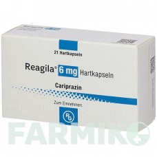 РЕАГІЛА (REAGILA) 6 мг капсули 21 шт - Карипразин RECORDATI