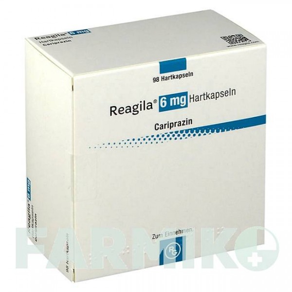 РЕАГІЛА (REAGILA) 6 мг капсули 49 шт - Карипразин RECORDATI
