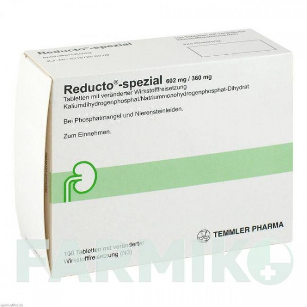 РЕДУКТО (REDUCTO) таблетки 100 шт - Активные вещества HORMOSAN PHARMA