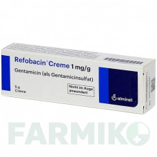 РЕФОБАЦИН (REFOBACIN) крем 5 г - Гентамицин ALMIRALL