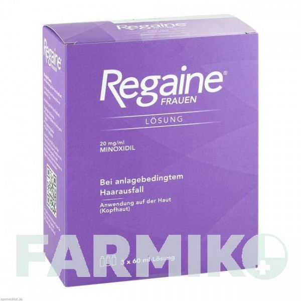 РЕГЕЙН (REGAINE) розчин 3x60 мл - Міноксидил JOHNSON & JOHNSON