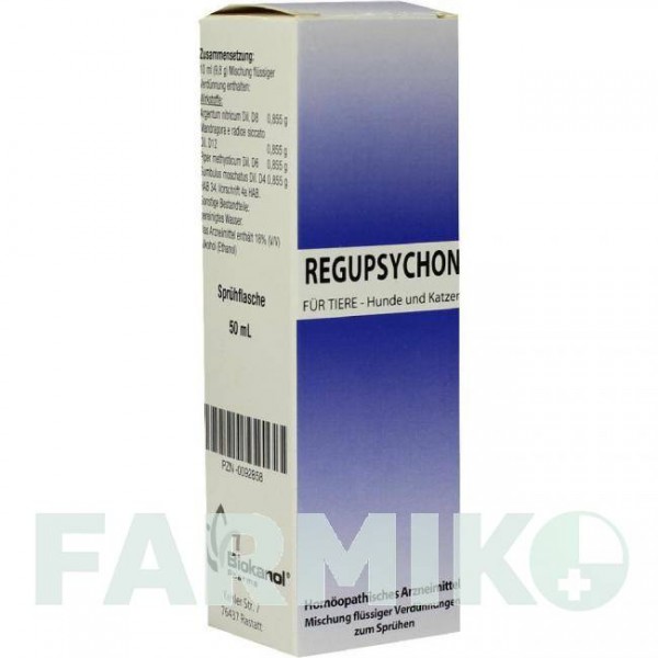 РЕГУПСИХОН (REGUPSYCHON) розчин 50 мл - Активні речовини BIOKANOL PHARMA