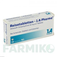 РАЙЗЕТАБЛЕТТЕН (REISETABLETTEN) таблетки 20 шт - Дименгідринат 1 A PHARMA