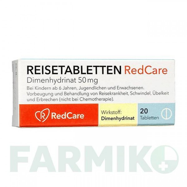 РАЙЗЕТАБЛЕТТЕН (REISETABLETTEN) 50 мг таблетки 20 шт - Дименгидринат FAIRMED HEALTHCARE