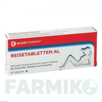 РАЙЗЕТАБЛЕТТЕН (REISETABLETTEN) таблетки 20 шт - Дименгідринат ALIUD PHARMA