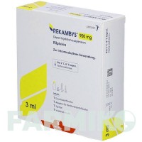 РЕКАМБИС (REKAMBYS) 900 мг суспензия 1x3 мл - Рилпивирин VIIV HEALTHCARE