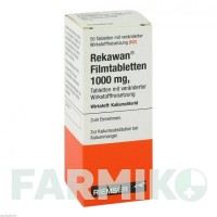 РЕКАВАН (REKAWAN) 1000 мг таблетки 50 шт - Калію хлорид ESTEVE PHARMACEUTICALS