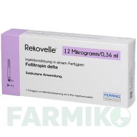 РЕКОВЕЛЬ (REKOVELLE) 12 мкг/0,36 мл раствор 1 шт - Фоллитропин дельта FERRING
