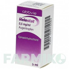 РЕЛЕСТАТ (RELESTAT) 0,5 мг/мл капли 5 мл - Эпинастин ABBVIE