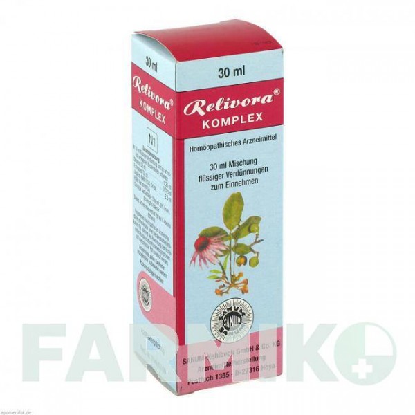 РЕЛИВОРА (RELIVORA) капли 30 мл - Гомеопатия SANUM-KEHLBECK
