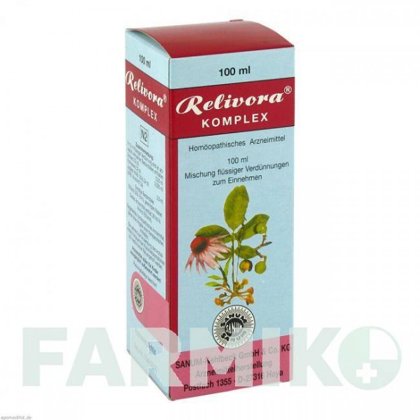 РЕЛИВОРА (RELIVORA) капли 100 мл - Гомеопатия SANUM-KEHLBECK