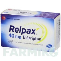 РЕЛПАКС (RELPAX) 40 мг таблетки 3 шт - Элетриптан EMRA-MED