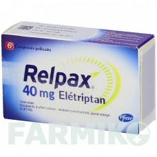 РЕЛПАКС (RELPAX) 40 мг таблетки 6 шт - Елетриптан PHARMA GERKE