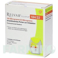 РЕЛВАР (RELVAR) 184 мкг/22 мкг порошок 1x30 шт - Вілантерол, Флутиказон KOHLPHARMA