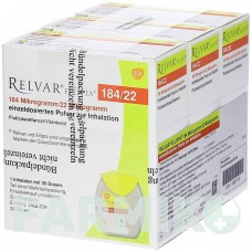 РЕЛВАР (RELVAR) 184 мкг/22 мкг порошок 3x30 шт - Вілантерол, Флутиказон KOHLPHARMA
