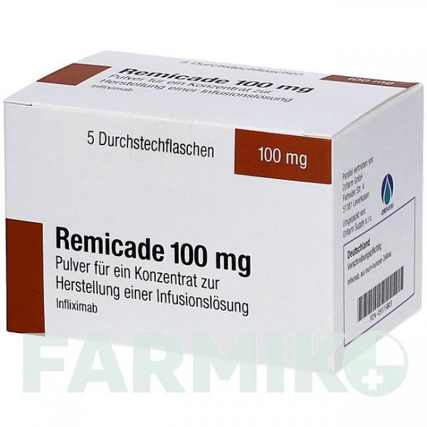 РЕМИКЕЙД (REMICADE) 100 мг порошок 1 шт - Инфликсимаб ORIFARM
