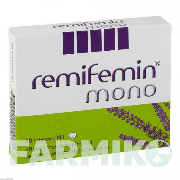 РЕМИФЕМИН (REMIFEMIN) таблетки 30 шт - Корневище цимицифуги MEDICE PUTTER