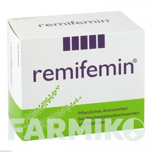 РЕМІФЕМІН (REMIFEMIN) таблетки 200 шт - Кореневище циміцифуги MEDICE PUTTER