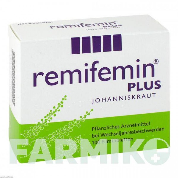 РЕМИФЕМИН (REMIFEMIN) таблетки 100 шт - Корневище цимицифуги, Другое MEDICE PUTTER