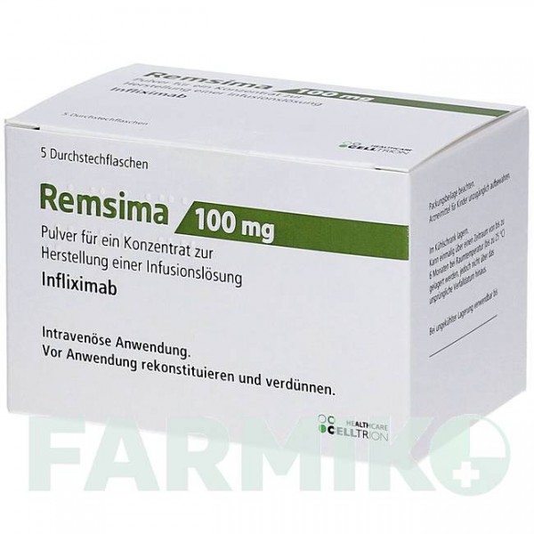 РЕМСІМА (REMSIMA) 100 мг порошок 1 шт - Інфліксимаб 1 0 1 CAREFARM