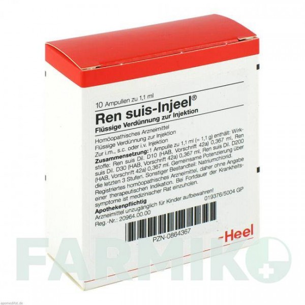 РЕН (REN) ампули 10 шт - Гомеопатія BIOLOGISCHE HEILMITTEL HEEL