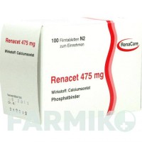 РЕНАЦЕТ (RENACET) 475 мг таблетки 100 шт - Кальция ацетат RENACARE NEPHROMED