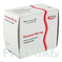 РЕНАЦЕТ (RENACET) 950 мг таблетки 100 шт - Кальция ацетат RENACARE NEPHROMED