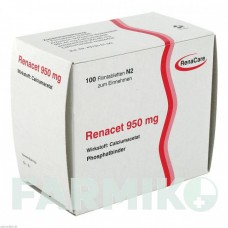 РЕНАЦЕТ (RENACET) 950 мг таблетки 100 шт - Кальция ацетат RENACARE NEPHROMED