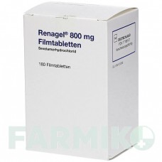 РЕНАГЕЛЬ (RENAGEL) 800 мг таблетки 180 шт - Севеламер 2CARE4