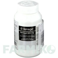 РЕНАГЕЛЬ (RENAGEL) 800 мг таблетки 180 шт - Севеламер CC PHARMA