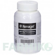 РЕНАГЕЛЬ (RENAGEL) 800 мг таблетки 180 шт - Севеламер KOHLPHARMA
