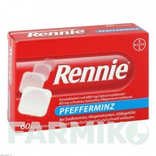 РЕННИ (RENNIE) таблетки 60 шт - Минеральные соли BAYER