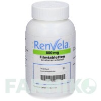 РЕНВЕЛА (RENVELA) 800 мг таблетки 180 шт - Севеламер EMRA-MED