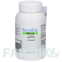 РЕНВЕЛА (RENVELA) 800 мг таблетки 180 шт - Севеламер MEDICOPHARM
