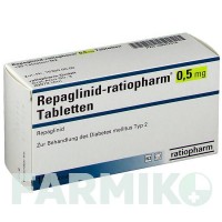 РЕПАГЛИНИД (REPAGLINID) 0,5 мг таблетки 120 шт - Репаглинид RATIOPHARM