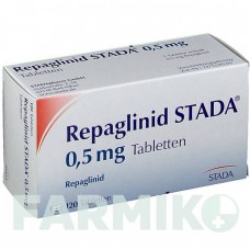 РЕПАГЛИНИД (REPAGLINID) 0,5 мг таблетки 120 шт - Репаглинид STADAPHARM
