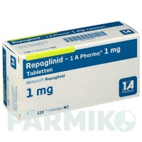 РЕПАГЛІНІД (REPAGLINID) 1 мг таблетки 120 шт - Репаглінід 1 A PHARMA