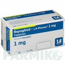 РЕПАГЛИНИД (REPAGLINID) 1 мг таблетки 180 шт - Репаглинид 1 A PHARMA