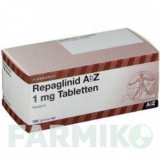 РЕПАГЛИНИД (REPAGLINID) 1 мг таблетки 180 шт - Репаглинид ABZ PHARMA