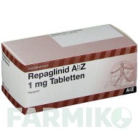 РЕПАГЛІНІД (REPAGLINID) 1 мг таблетки 120 шт - Репаглінід ABZ PHARMA