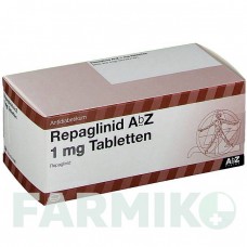 РЕПАГЛИНИД (REPAGLINID) 1 мг таблетки 120 шт - Репаглинид ABZ PHARMA