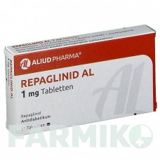 РЕПАГЛИНИД (REPAGLINID) 1 мг таблетки 30 шт - Репаглинид ALIUD PHARMA