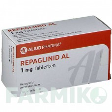 РЕПАГЛИНИД (REPAGLINID) 1 мг таблетки 120 шт - Репаглинид ALIUD PHARMA